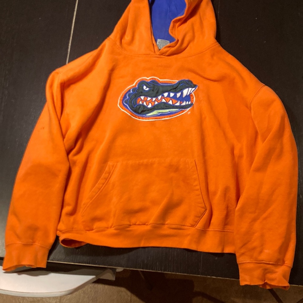 Florida gators sweater, orange, size XL, 6/10 condition